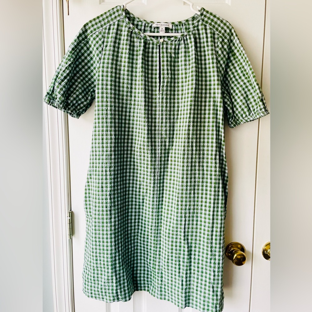 Green Gingham Dress